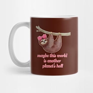 The Pessimistic Sloth Mug